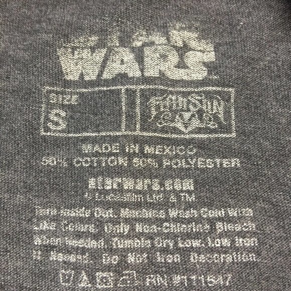 Star Wars Darth Vader Join The Dark‎ Side T-Shirt Shirt Gray S Small - Picture 4 of 9